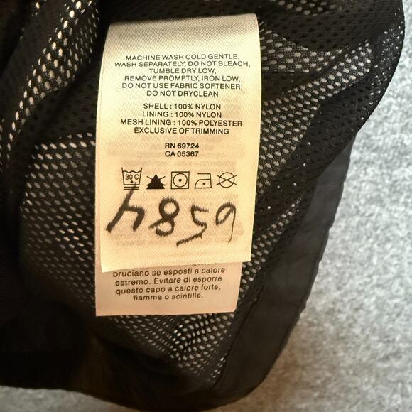 Columbia Jacket Womens 2X XXL Black Windbreaker Full Zip Up Hooded Omni-Tech - Picture 9 of 11